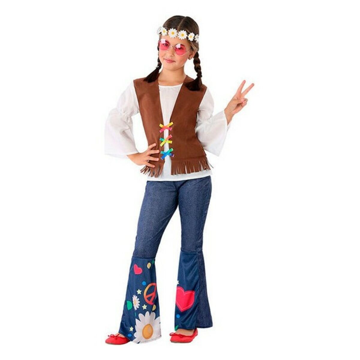 Costume per Bambini 110978 Multicolore (2 Pezzi) Taglia:5-6 Anni - Disponibile in 3-4 giorni lavorativi