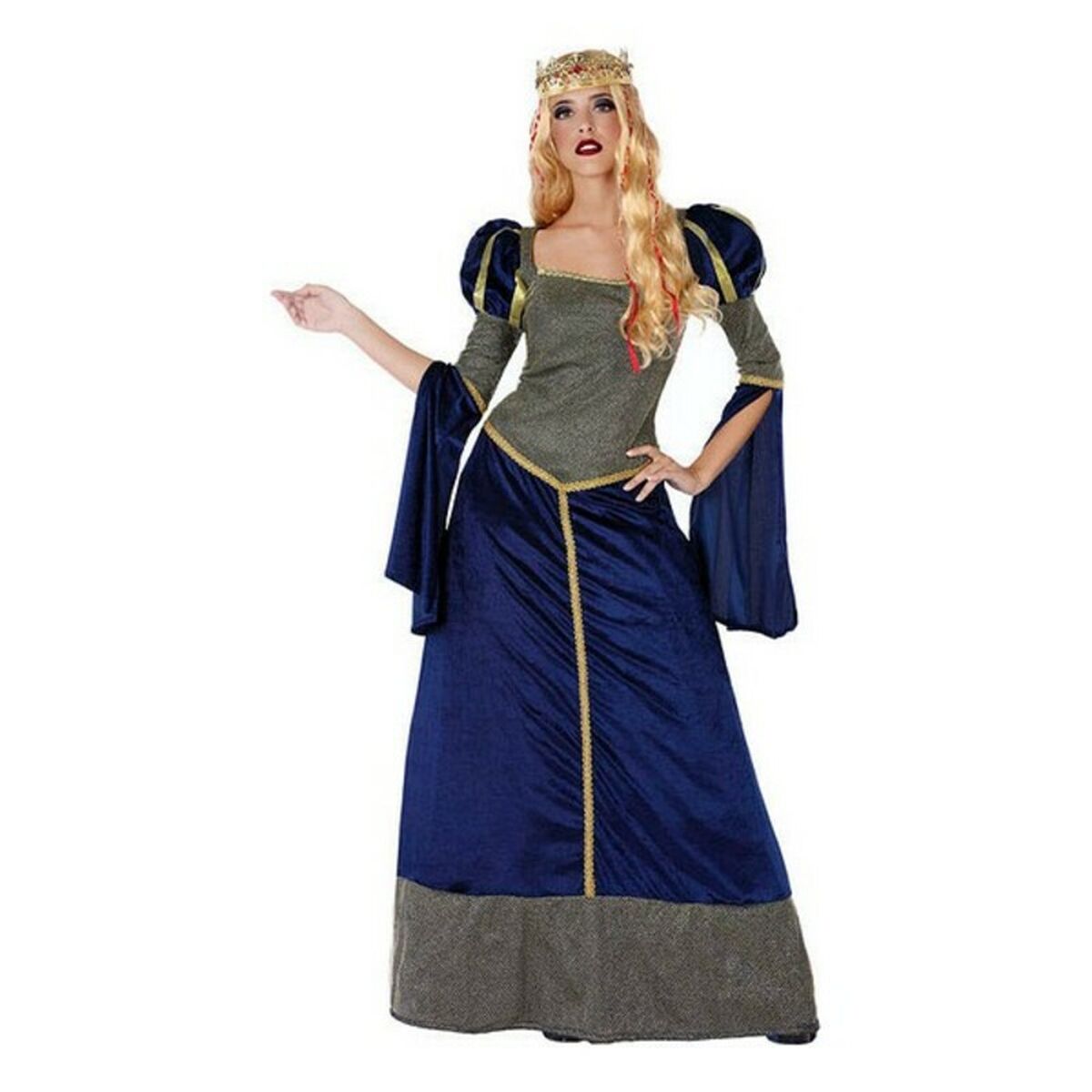 Costume per Adulti 113855 Dama Medievale Taglia:XS/S - Disponibile in 3-4 giorni lavorativi