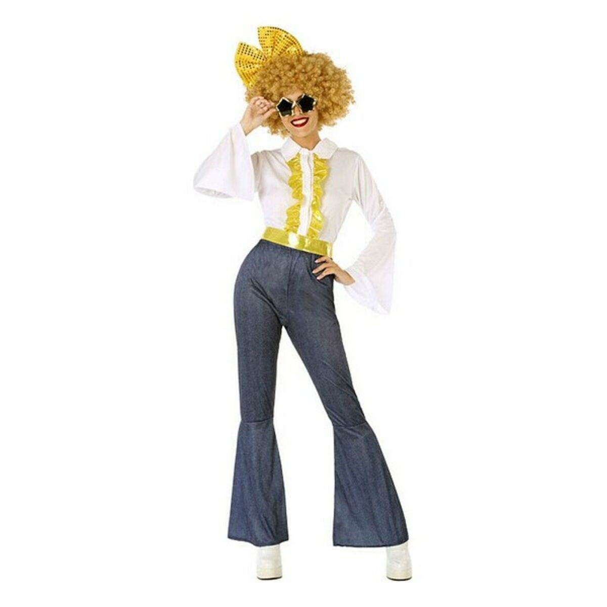 Costume per Adulti 114074 Disco Taglia:XS/S - Disponibile in 3-4 giorni lavorativi