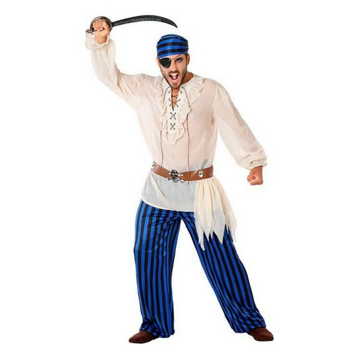 Costume per Adulti 115408 Pirata Taglia:XS/S - Disponibile in 3-4 giorni lavorativi