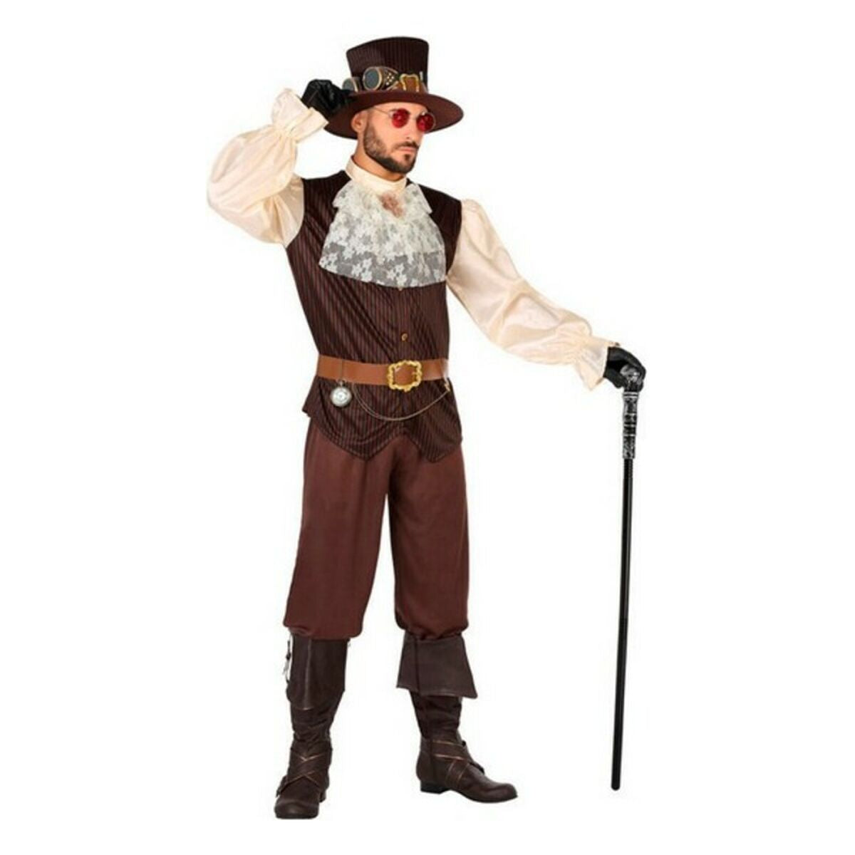 Costume per Adulti Steampunk Taglia:XXL - Disponibile in 3-4 giorni lavorativi