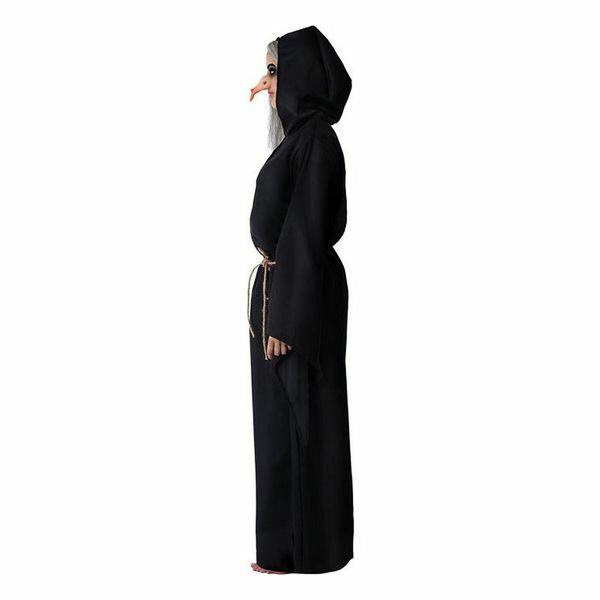 Costume per Adulti Nero (2 Pezzi) (2 Unità) Taglia:XXL - Disponibile in 3-4 giorni lavorativi