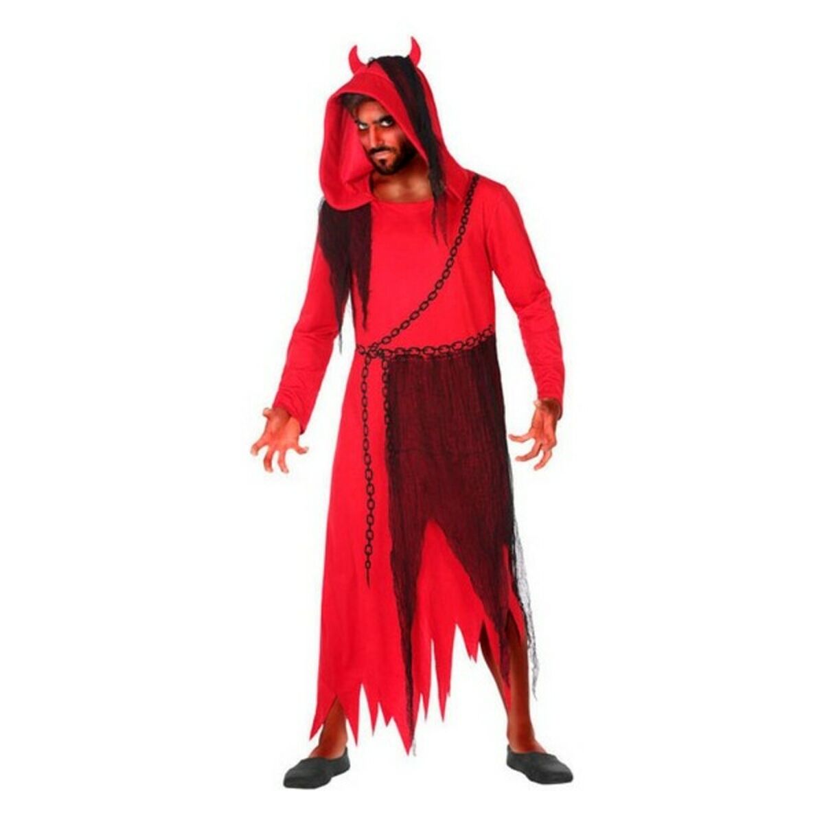 Costume per Adulti Rosso Demonio XXL Taglia:XXL - Disponibile in 3-4 giorni lavorativi Bigbuy Carnival