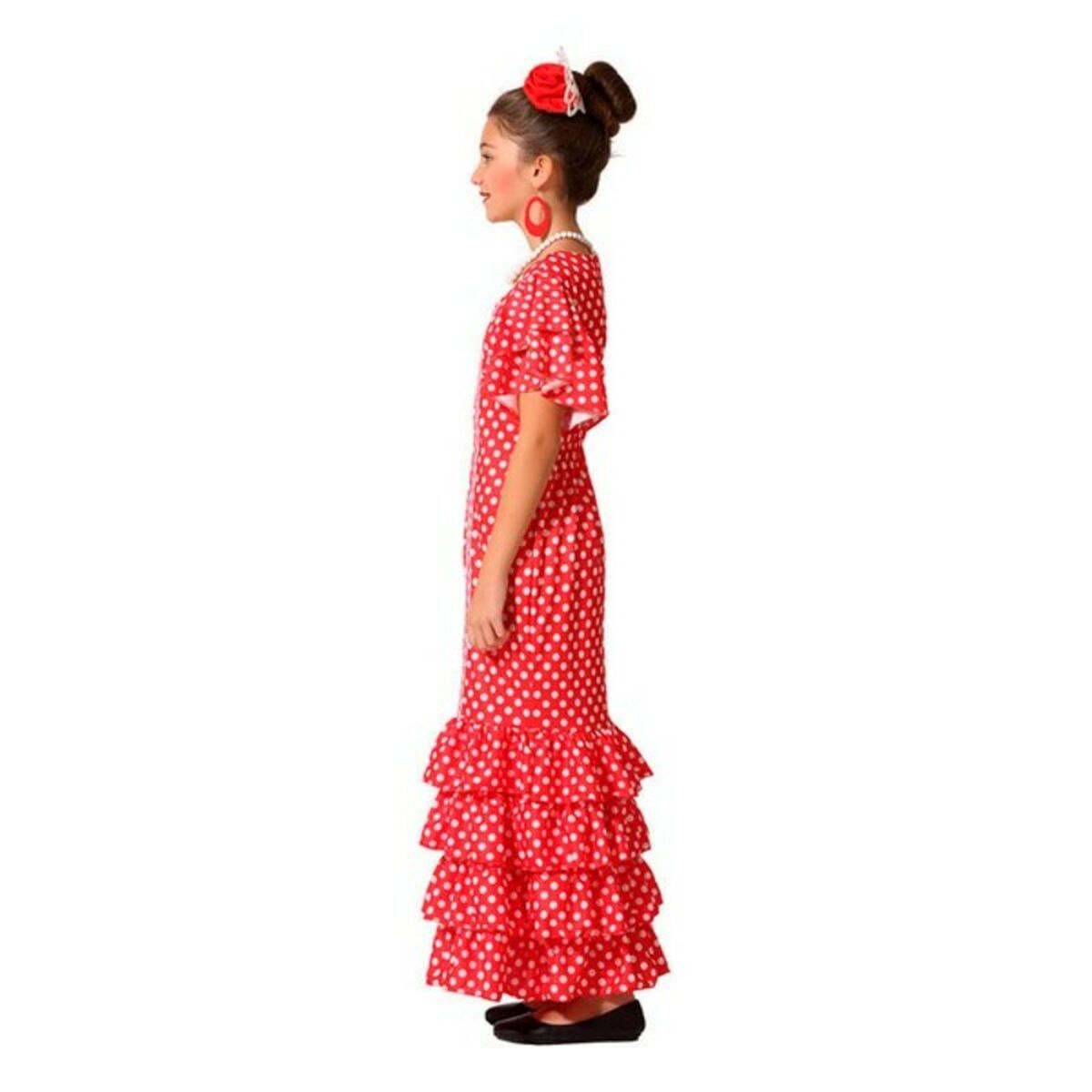 Costume per Bambini Ballerina di flamenco Taglia:10-12 Anni - Disponibile in 3-4 giorni lavorativi