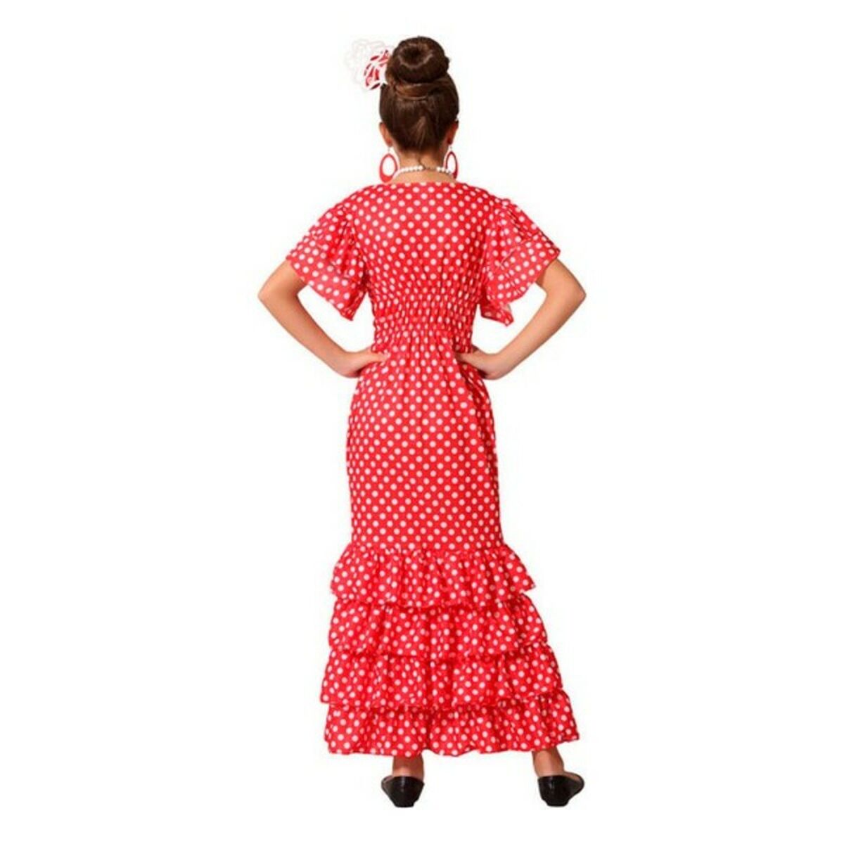 Costume per Bambini Ballerina di flamenco Taglia:10-12 Anni - Disponibile in 3-4 giorni lavorativi