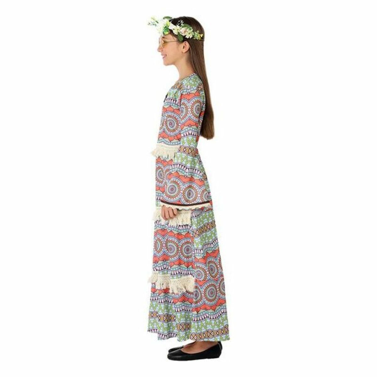 Costume per Bambini Hippie Taglia:5-6 Anni - Disponibile in 3-4 giorni lavorativi Bigbuy Carnival