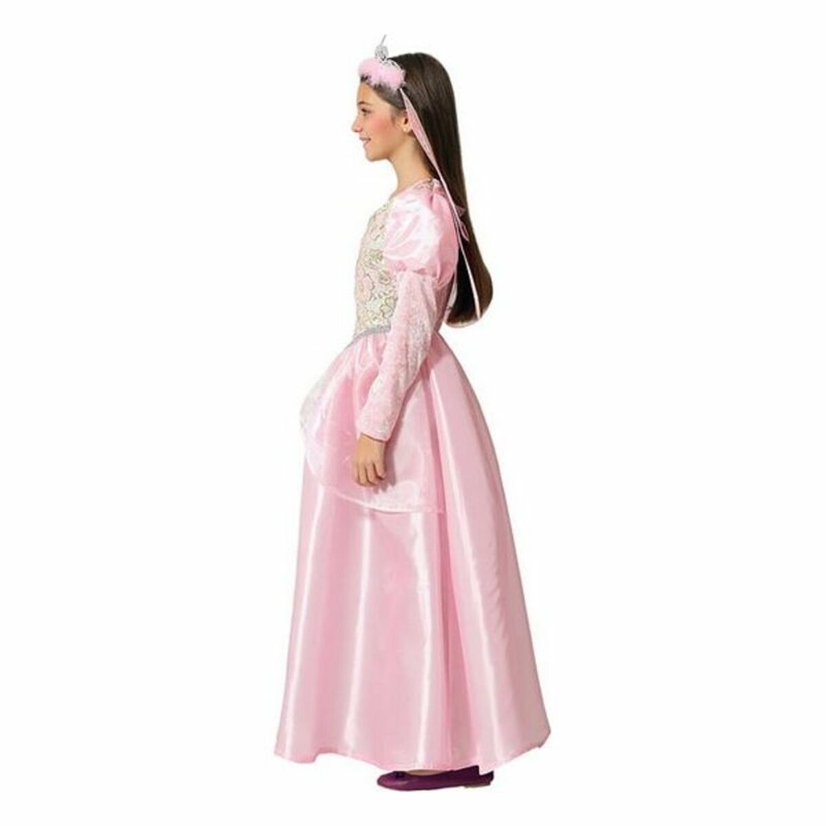 Costume per Bambini Fata madrina Rosa Taglia:10-12 Anni - Disponibile in 3-4 giorni lavorativi