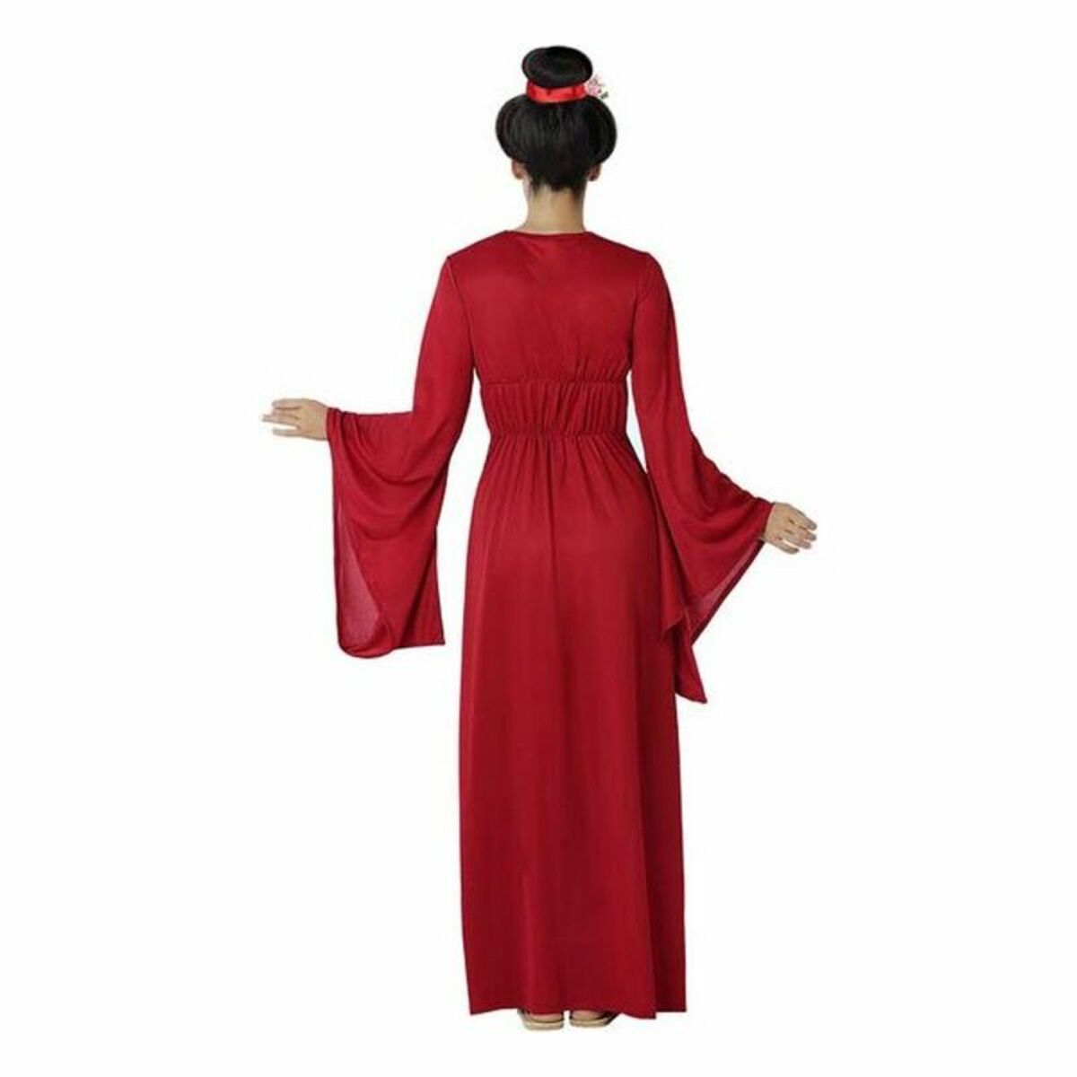 Costume per Adulti Cinese Donna Rosso Taglia:M/L - Disponibile in 3-4 giorni lavorativi Bigbuy Carnival