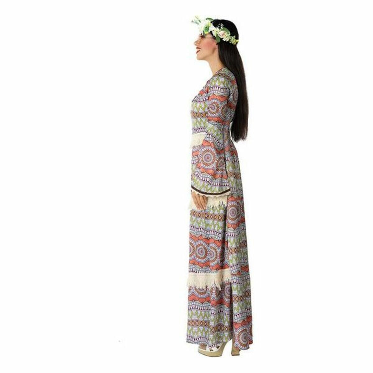 Costume per Adulti Hippie Multicolore (1 Unità) Taglia:XL - Disponibile in 3-4 giorni lavorativi