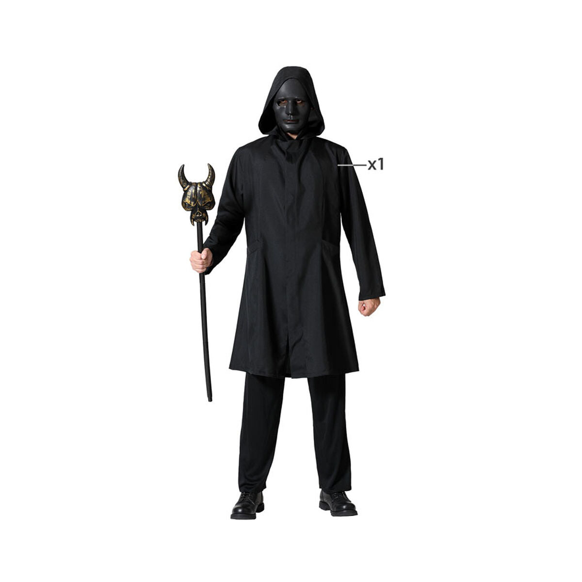 Costume per Adulti Nero - Disponibile in 3-4 giorni lavorativi