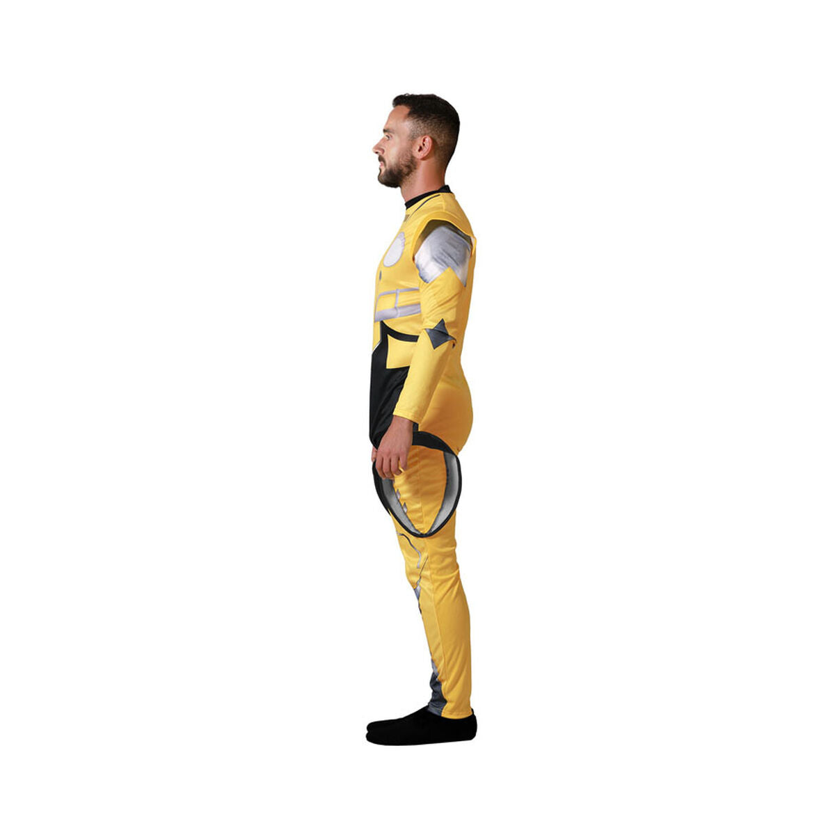 Costume per Adulti Robot Giallo (1 Pezzi) Taglia:XS/S - Disponibile in 3-4 giorni lavorativi