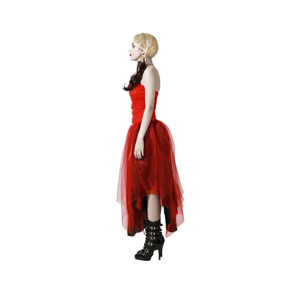 Costume per Adulti Rosso Donna Taglia:M/L - Disponibile in 3-4 giorni lavorativi