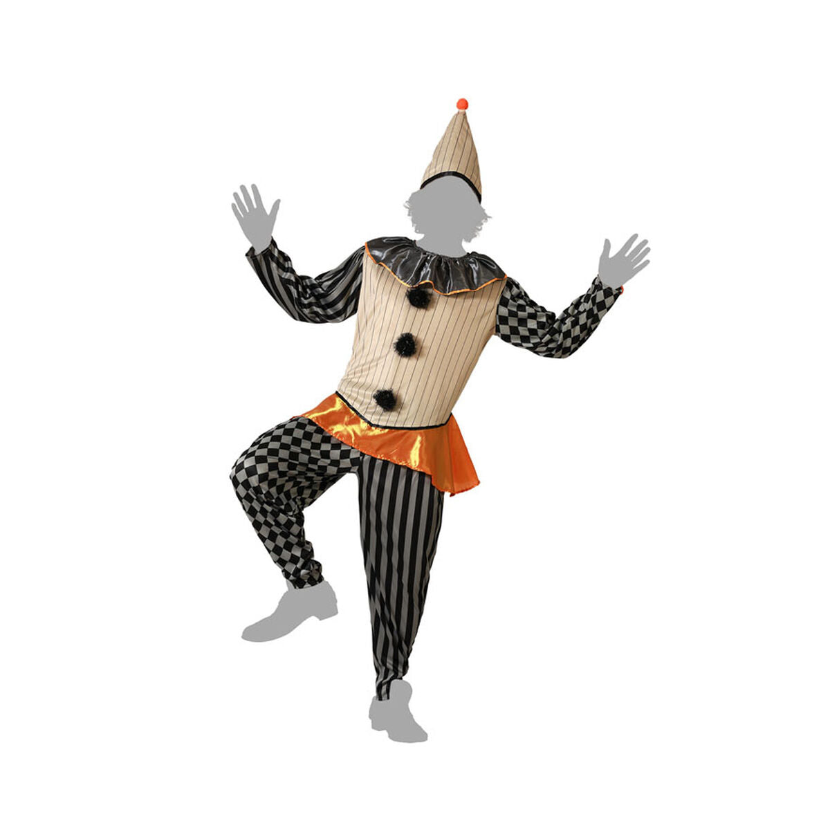 Costume per Adulti Arlecchino Taglia:XS - Disponibile in 3-4 giorni lavorativi