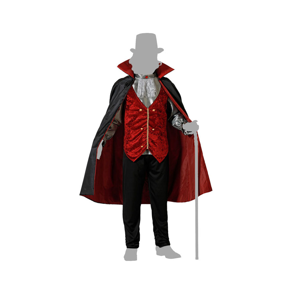 Costume per Adulti Vampiro XS/S - Disponibile in 3-4 giorni lavorativi