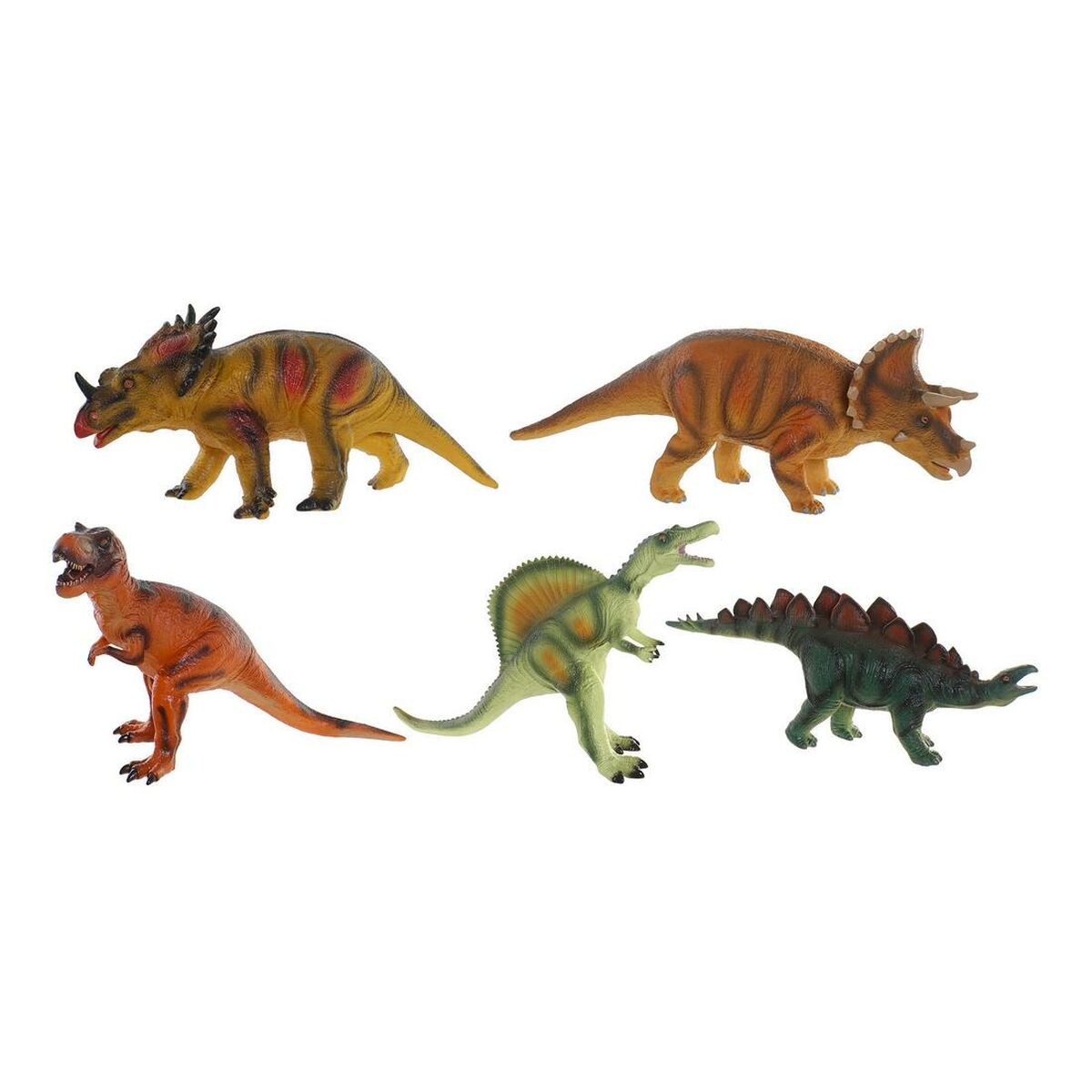 Dinosauro DKD Home Decor 6 Unità 48 x 23 x 34,5 cm Morbido - Disponibile in 3-4 giorni lavorativi