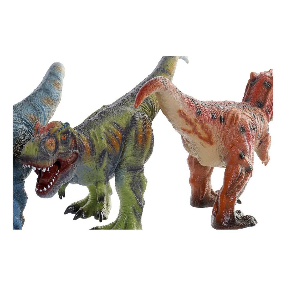 Dinosauro DKD Home Decor 3 Unità 12 Unità 60 x 17 x 28 cm Morbido - Disponibile in 3-4 giorni lavorativi