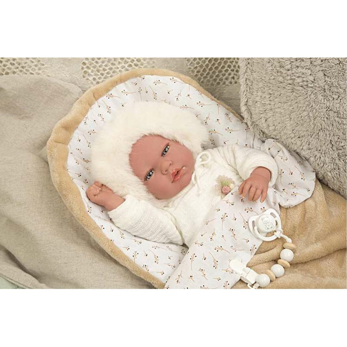 Baby doll Arias Reborn Alenandra 40 cm Succhietto - Disponibile in 3-4 giorni lavorativi