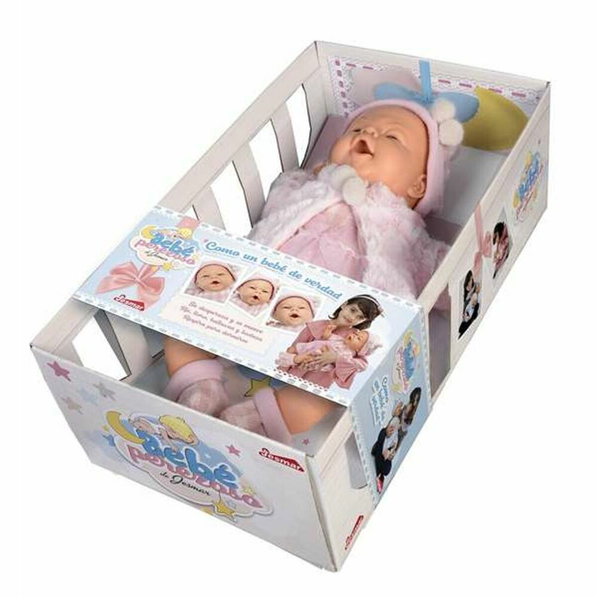 Bambolotto Neonato Falca Lazy Girl Interattivo (48 cm) - Disponibile in 3-4 giorni lavorativi