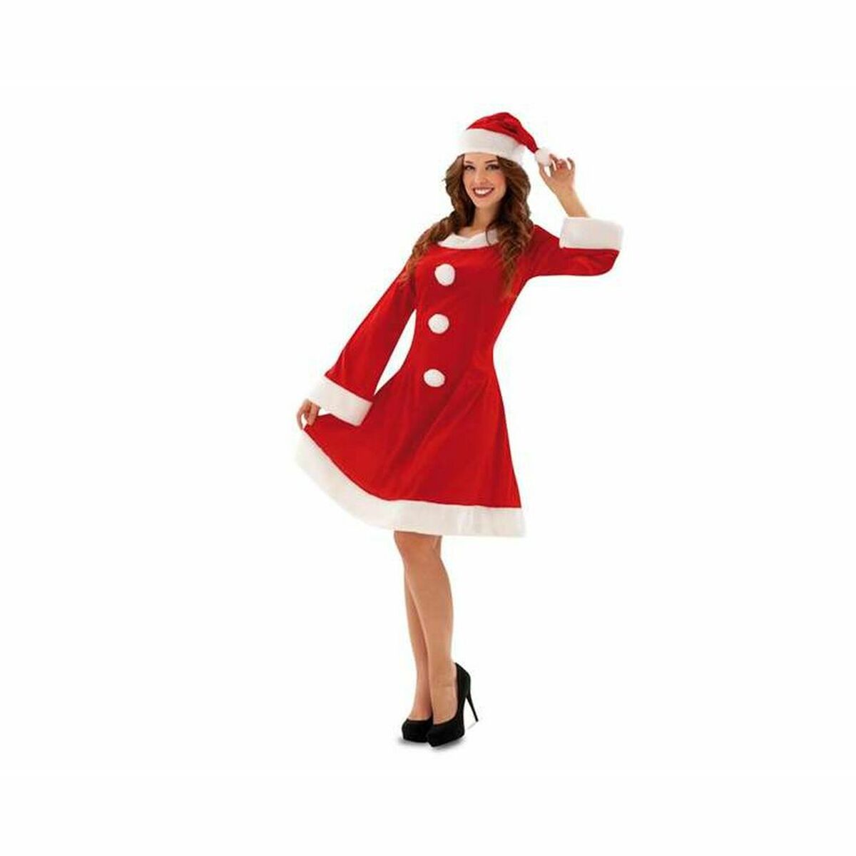 Costume per Adulti My Other Me Mother Christmas M/L - Disponibile in 3-4 giorni lavorativi