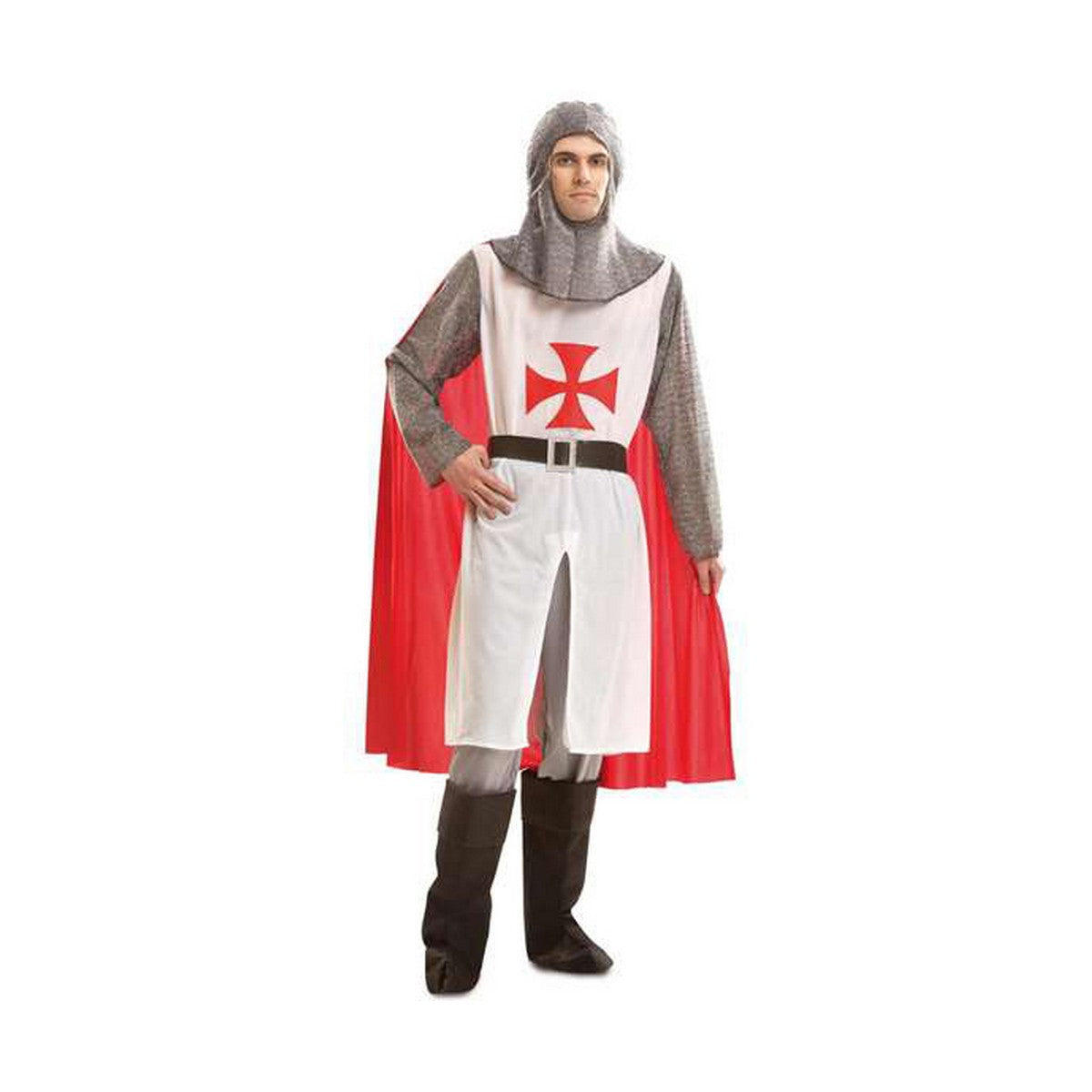 Costume per Adulti Cavaliere Medievale Mantello Taglia:XL - Disponibile in 3-4 giorni lavorativi