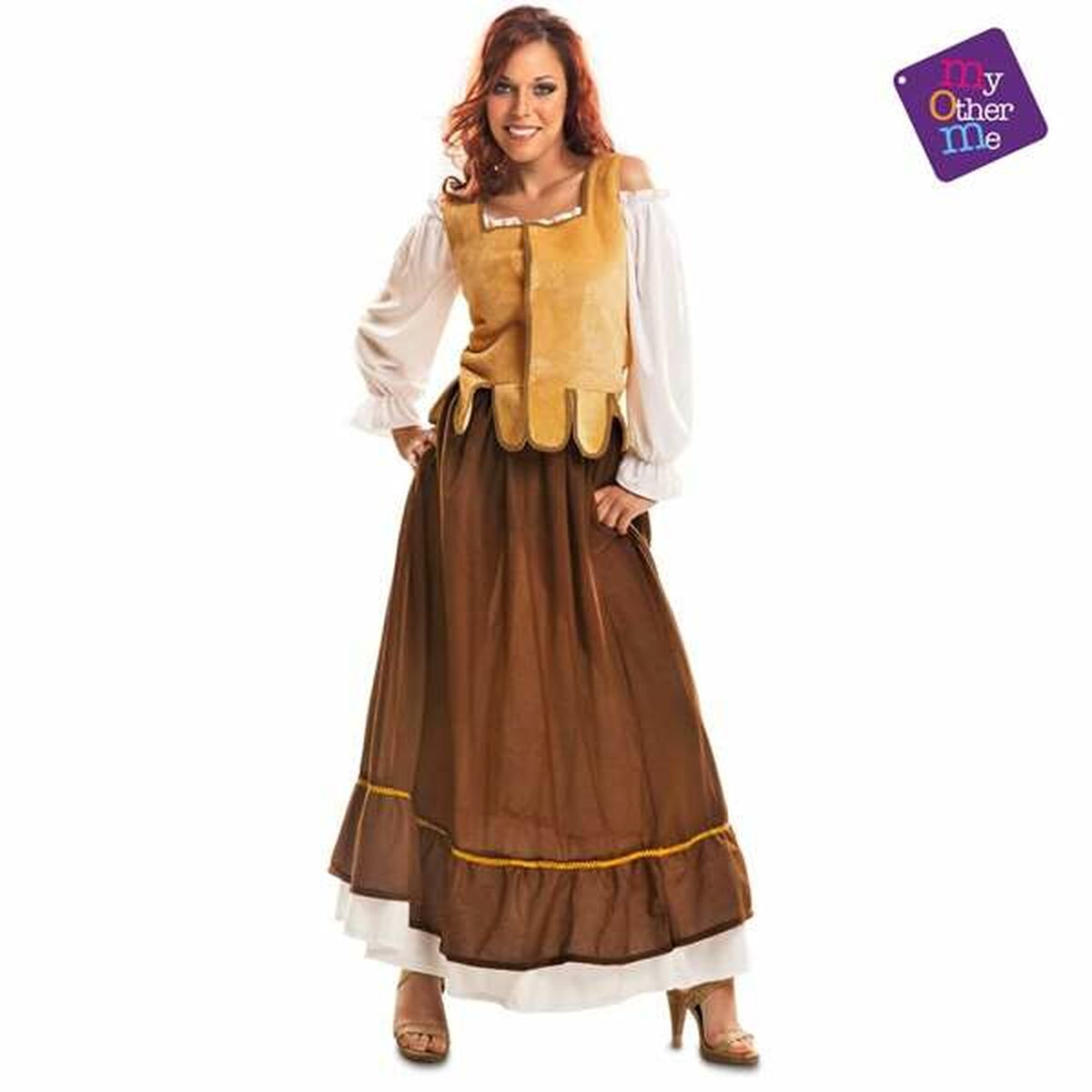 Costume per Adulti My Other Me Innkeeper Giallo M/L - Disponibile in 3-4 giorni lavorativi