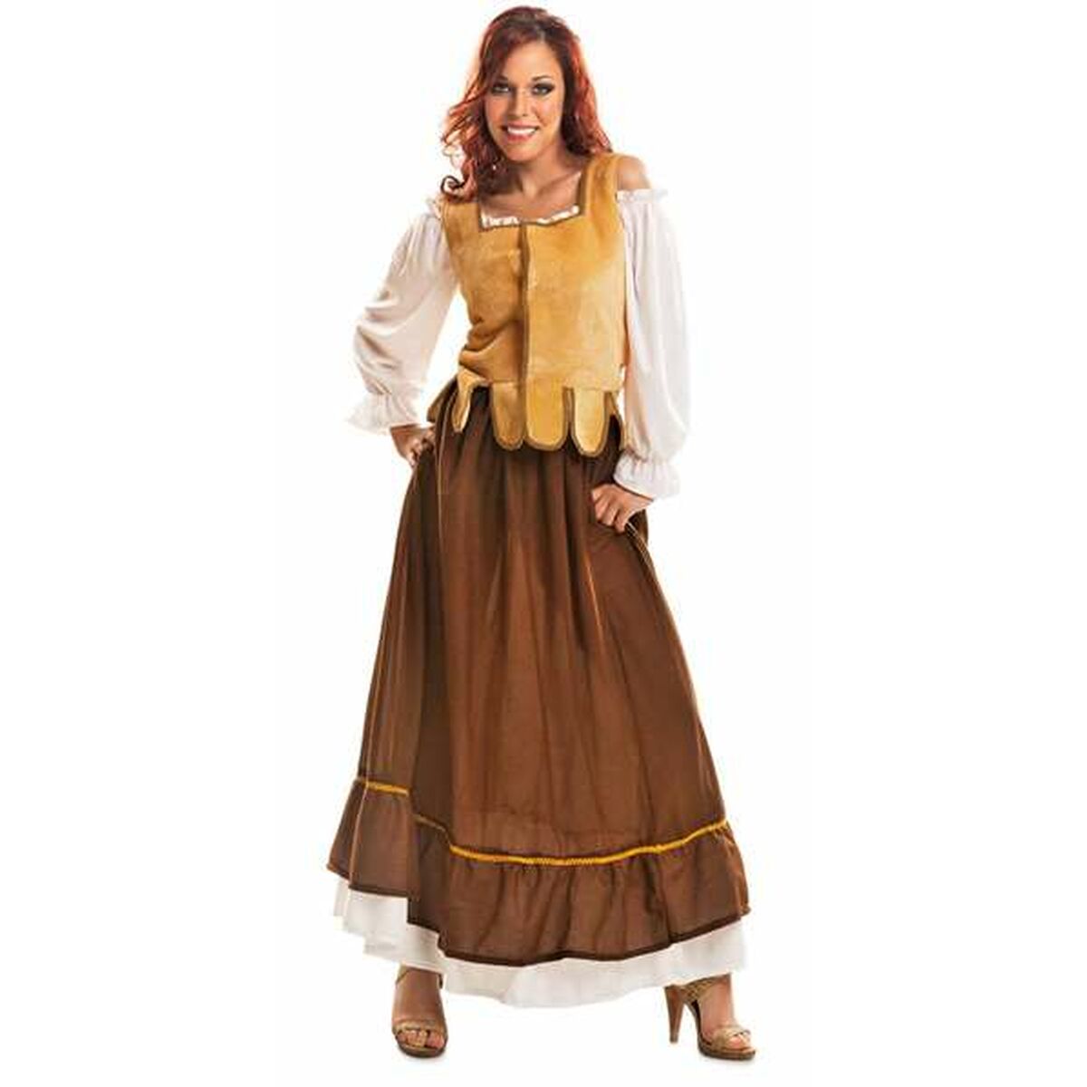 Costume per Adulti My Other Me Innkeeper Giallo M/L - Disponibile in 3-4 giorni lavorativi