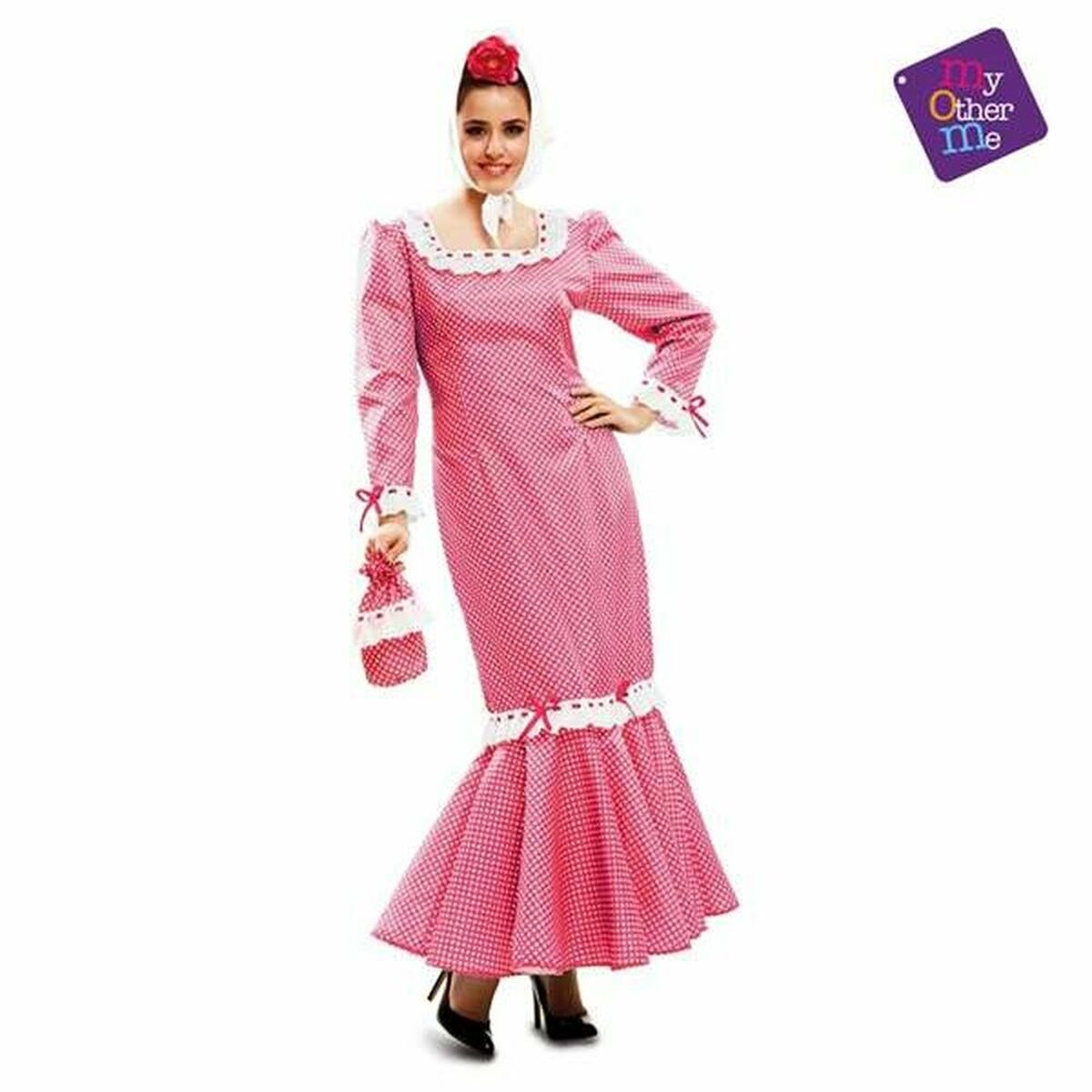 Costume per Adulti My Other Me Madrid Rosa Taglia:M/L - Disponibile in 3-4 giorni lavorativi