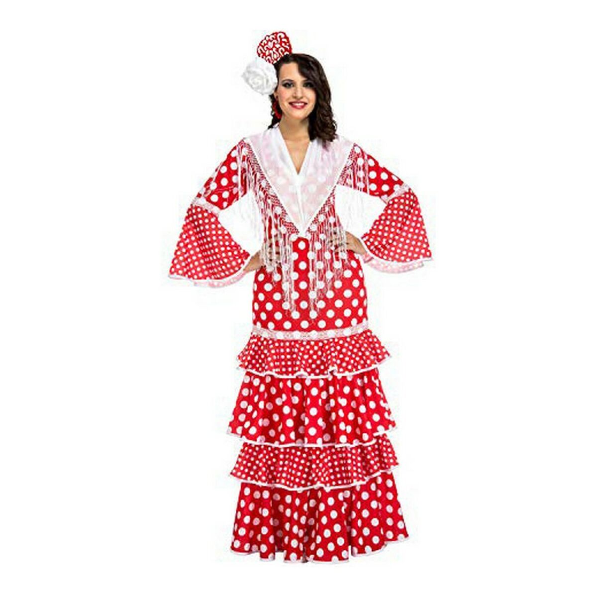 Costume per Adulti Flamenca XL - Disponibile in 3-4 giorni lavorativi