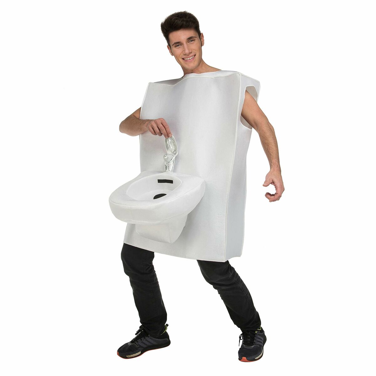 Costume per Adulti My Other Me Bidet sanitario Bianco M/L - Disponibile in 3-4 giorni lavorativi