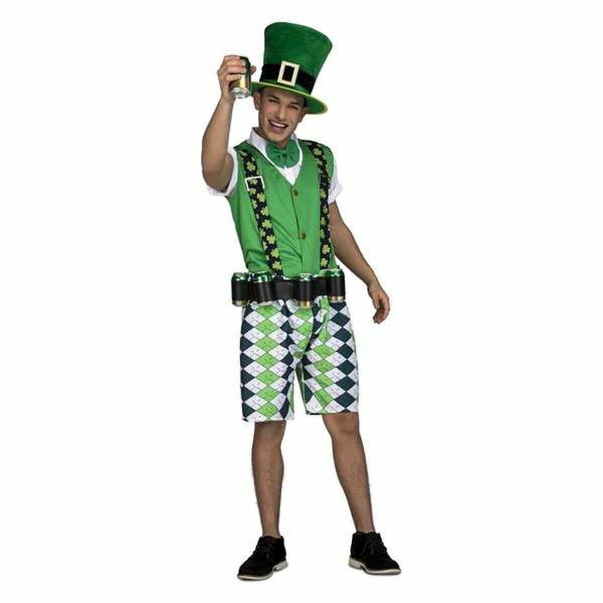 Costume per Adulti My Other Me St. Patricks Verde 5 Pezzi Taglia:M/L - Disponibile in 3-4 giorni lavorativi