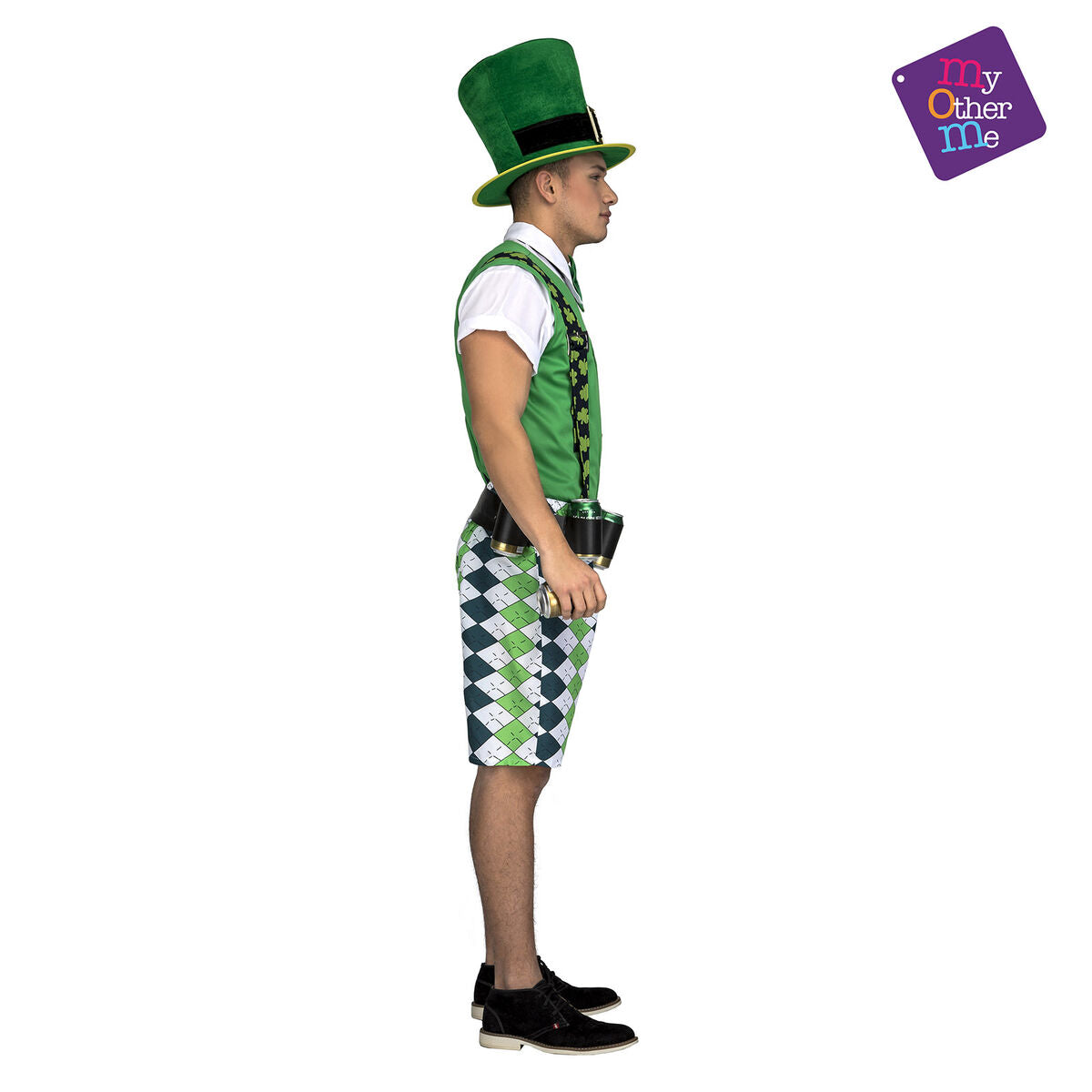 Costume per Adulti My Other Me St. Patricks Verde 5 Pezzi Taglia:M/L - Disponibile in 3-4 giorni lavorativi