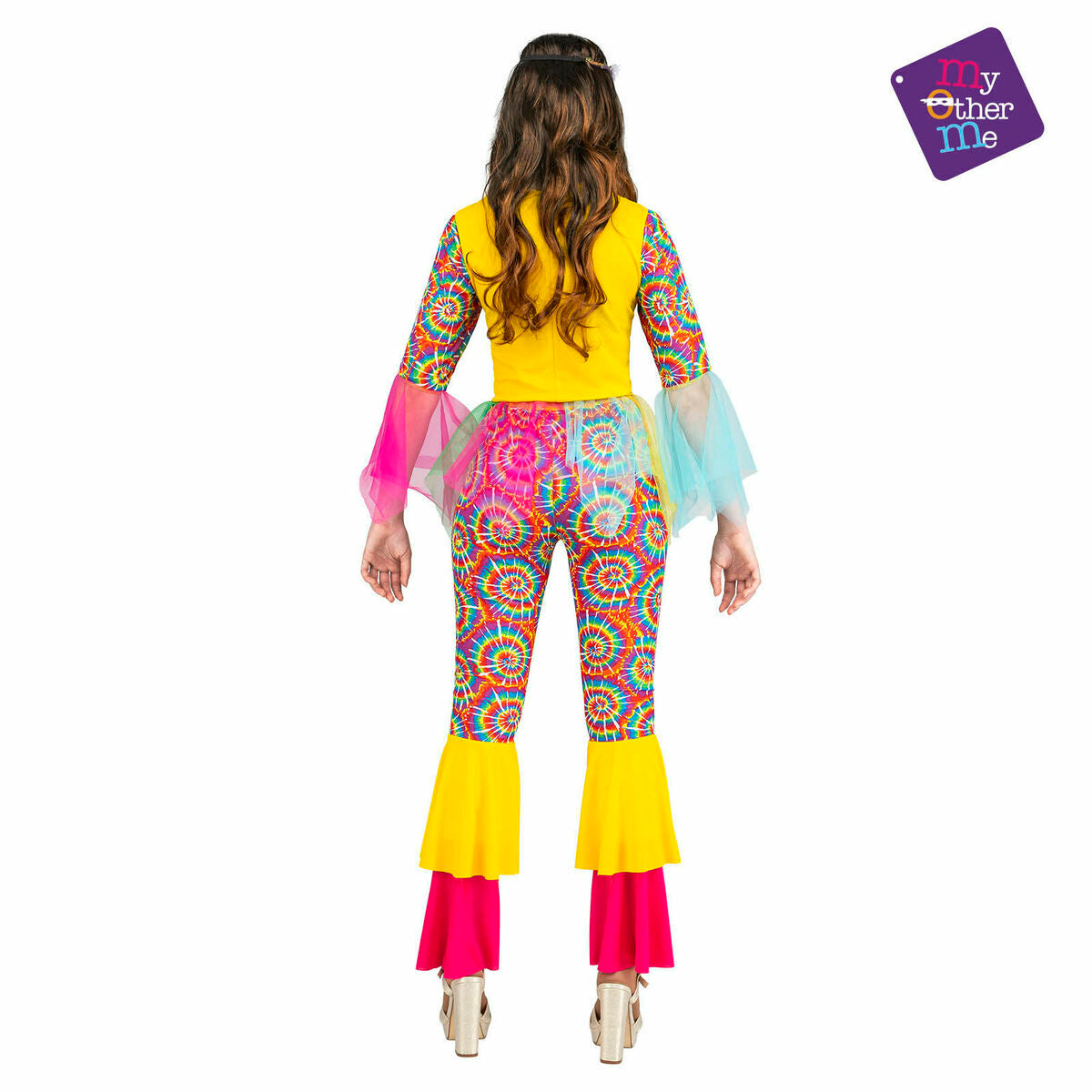 Costume per Adulti My Other Me Hippie (2 Pezzi) Taglia:M/L - Disponibile in 3-4 giorni lavorativi