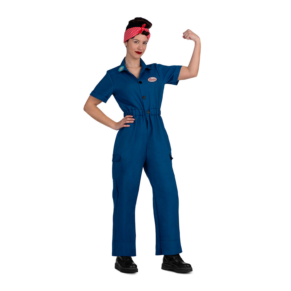 Costume per Adulti My Other Me Rosie the Riveter (3 Pezzi) Taglia:L - Disponibile in 3-4 giorni lavorativi