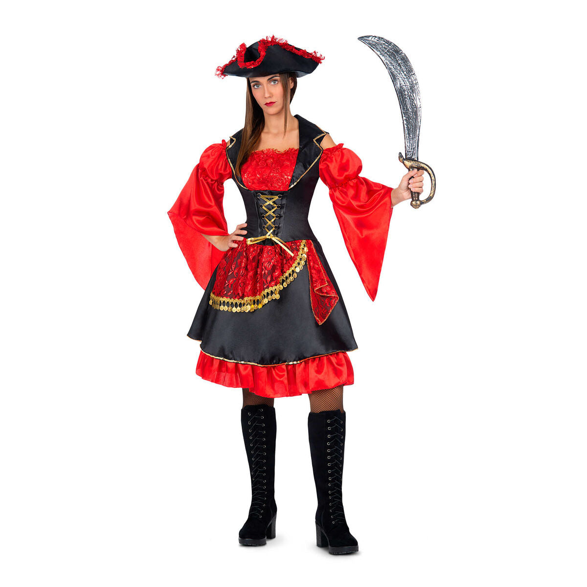 Costume per Adulti My Other Me Pirata Taglia:S - Disponibile in 3-4 giorni lavorativi