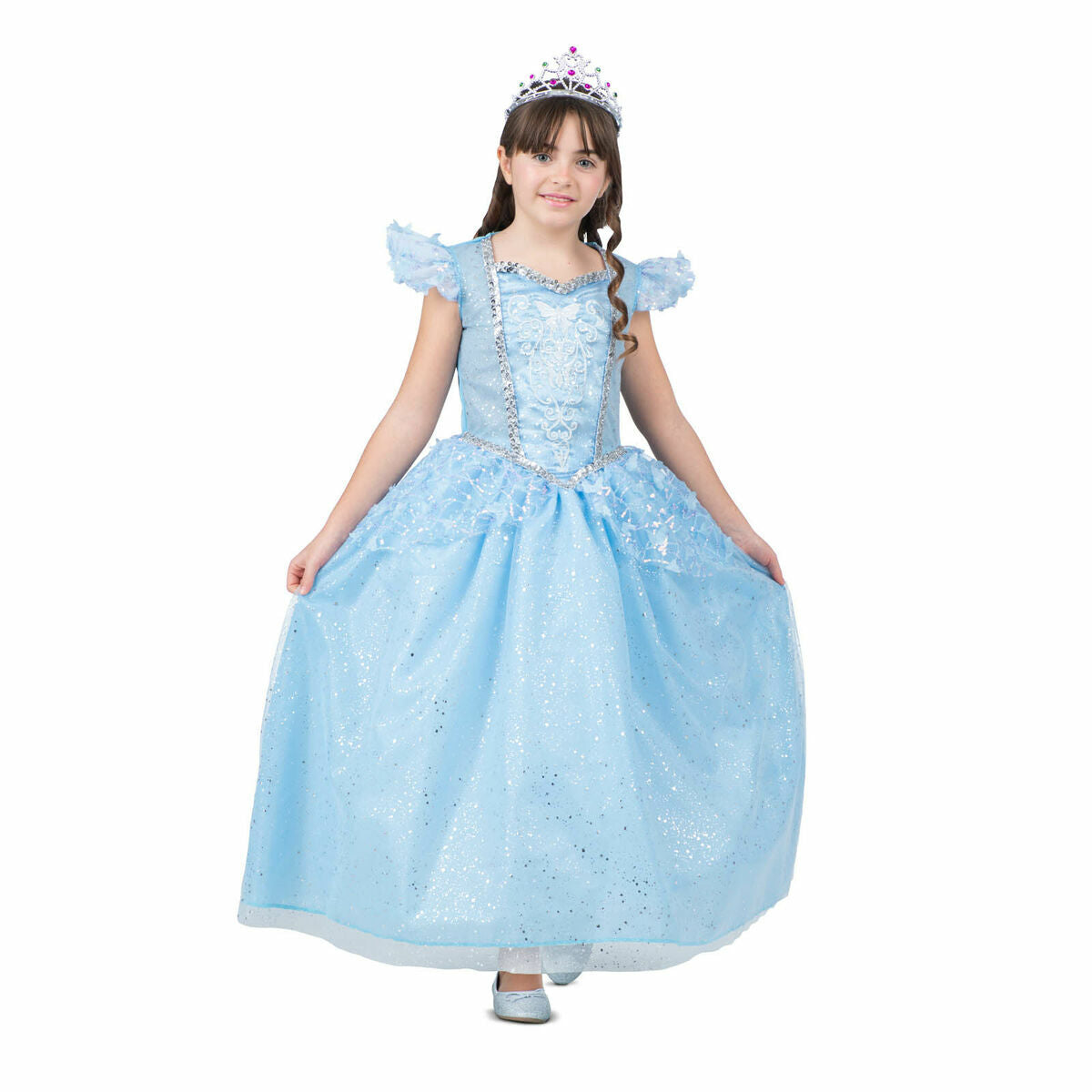 Costume per Adulti My Other Me Azzurro Principessa (3 Pezzi) Taglia:10-12 Anni - Disponibile in 3-4 giorni lavorativi