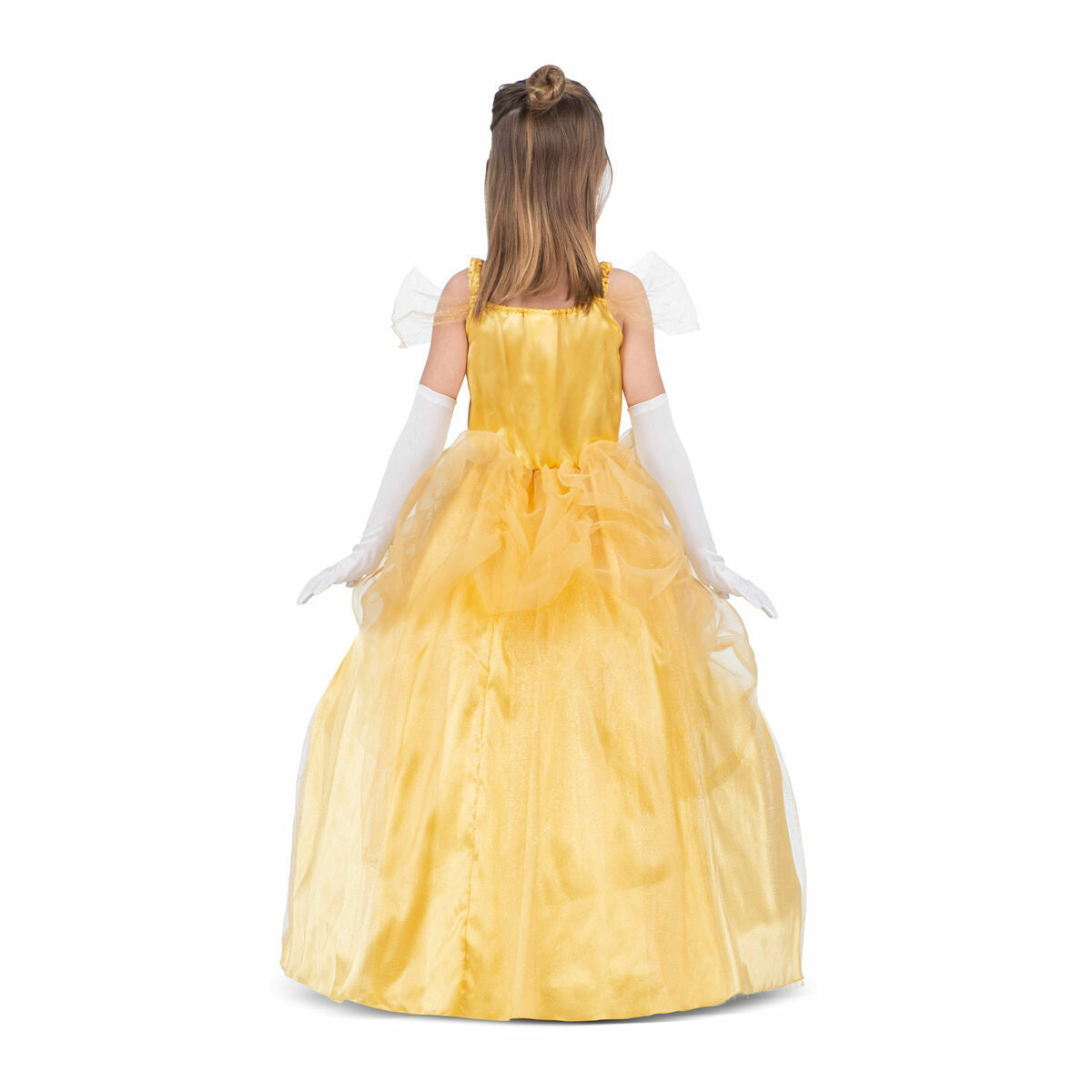 Costume per Adulti My Other Me Giallo Principessa Belle (3 Pezzi) Taglia:10-12 Anni - Disponibile in 3-4 giorni lavorativi