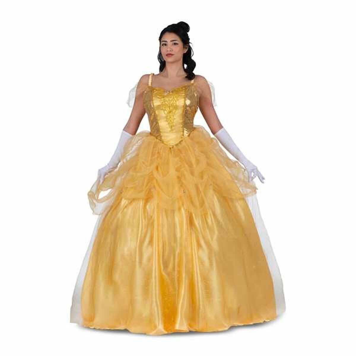 Costume per Adulti My Other Me Giallo Principessa Belle 3 Pezzi Taglia:XL - Disponibile in 3-4 giorni lavorativi