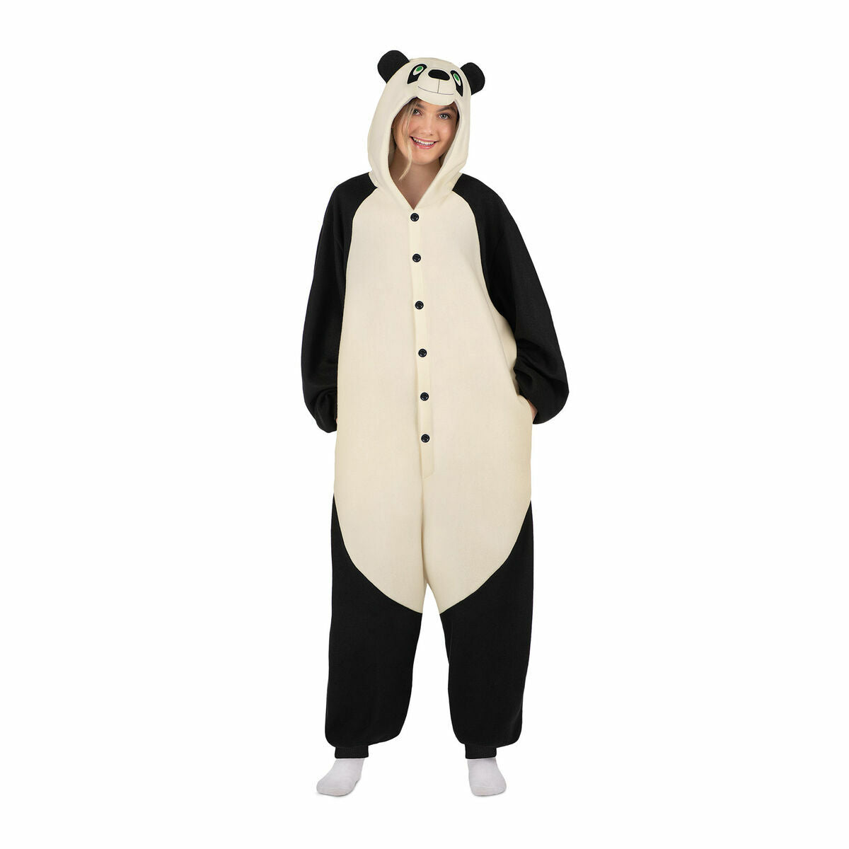 Costume per Adulti My Other Me Panda Bianco Nero Taglia:L/XL - Disponibile in 3-4 giorni lavorativi