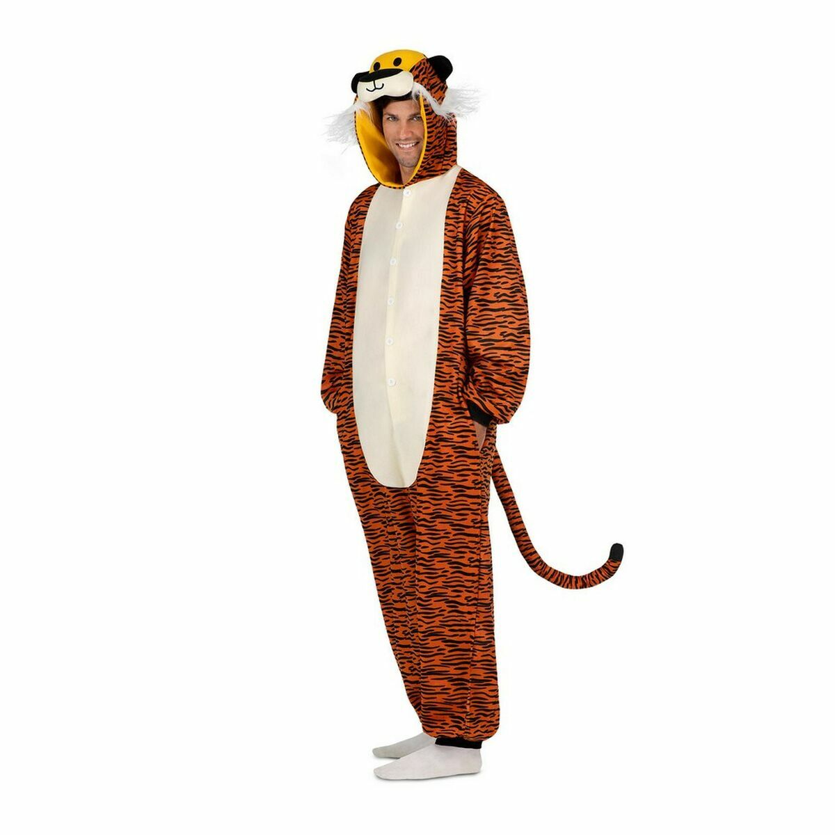 Costume per Adulti My Other Me Tigre Arancio Taglia:L/XL - Disponibile in 3-4 giorni lavorativi