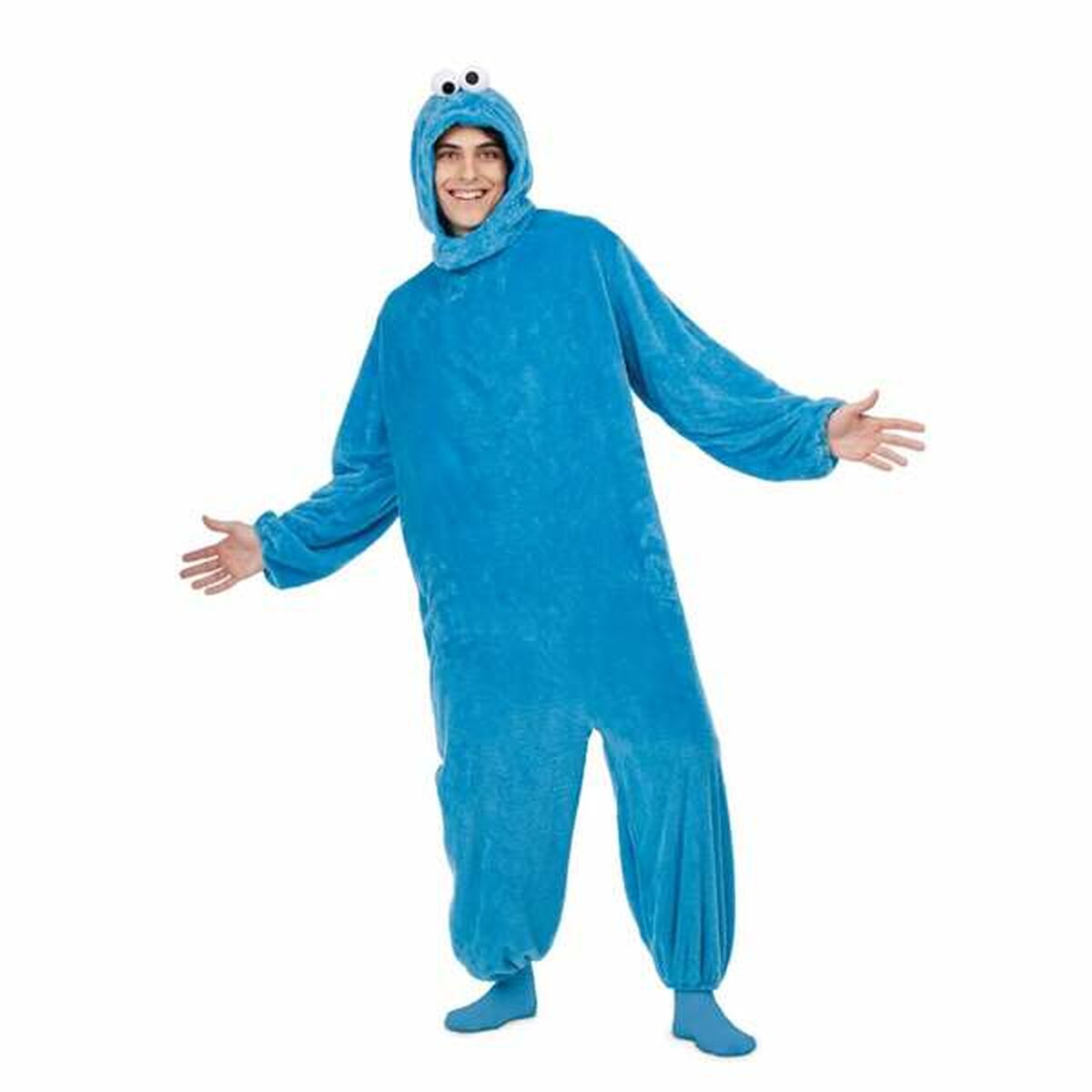 Costume per Adulti My Other Me Cookie Monster Taglia:M - Disponibile in 3-4 giorni lavorativi