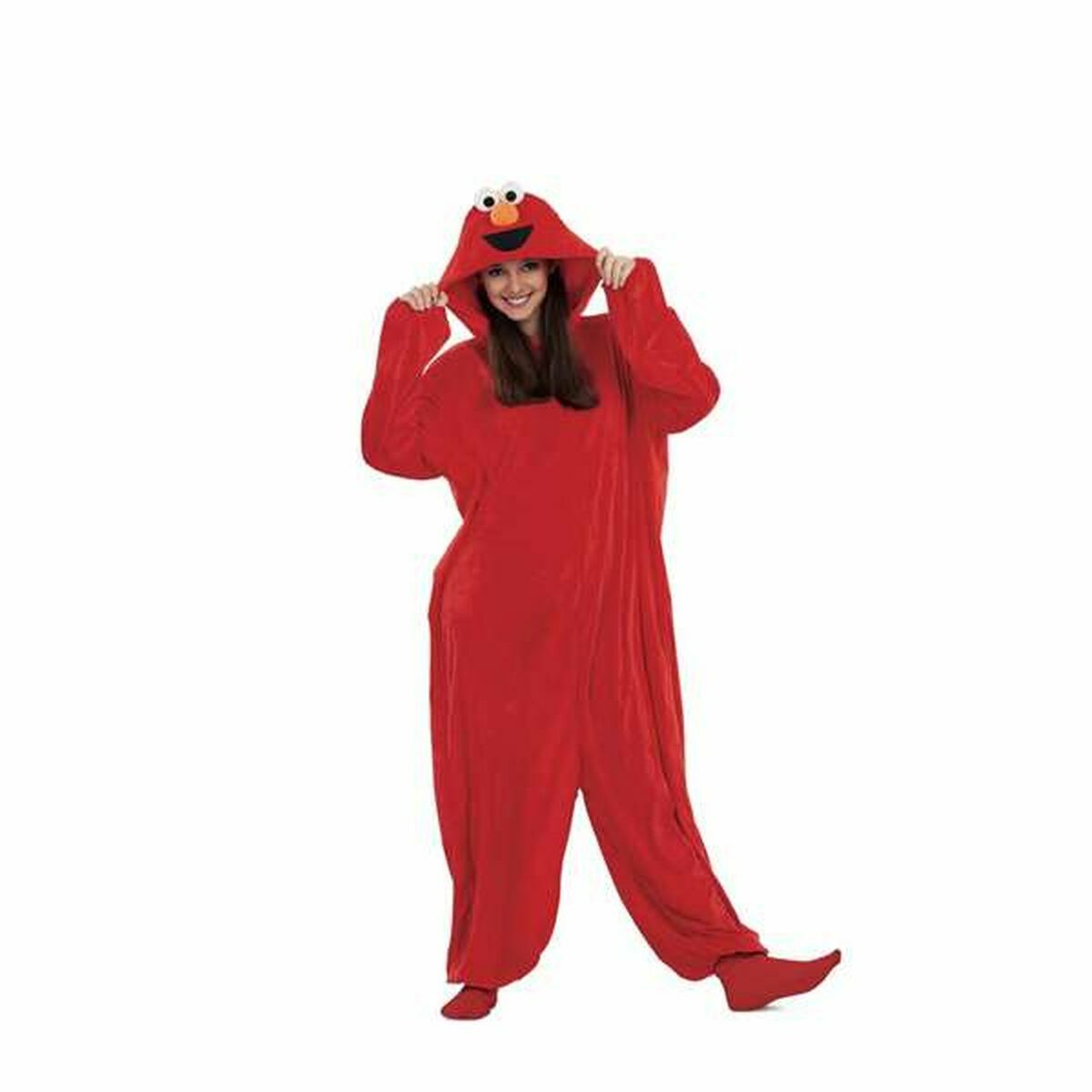 Costume per Adulti My Other Me Sesame Street Elmo Taglia:XS - Disponibile in 3-4 giorni lavorativi