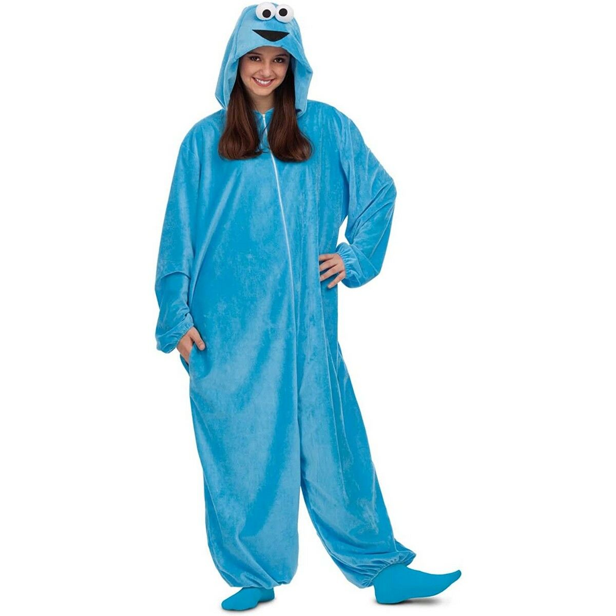 Costume per Adulti My Other Me Cookie Monster Sesame Street Taglia:S - Disponibile in 3-4 giorni lavorativi