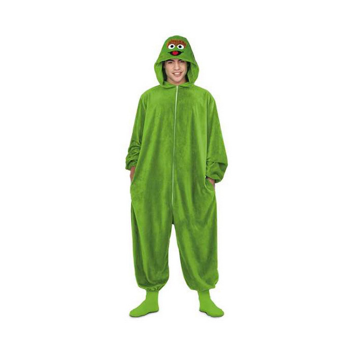 Costume per Adulti My Other Me Oscar the Grouch Taglia:M/L - Disponibile in 3-4 giorni lavorativi