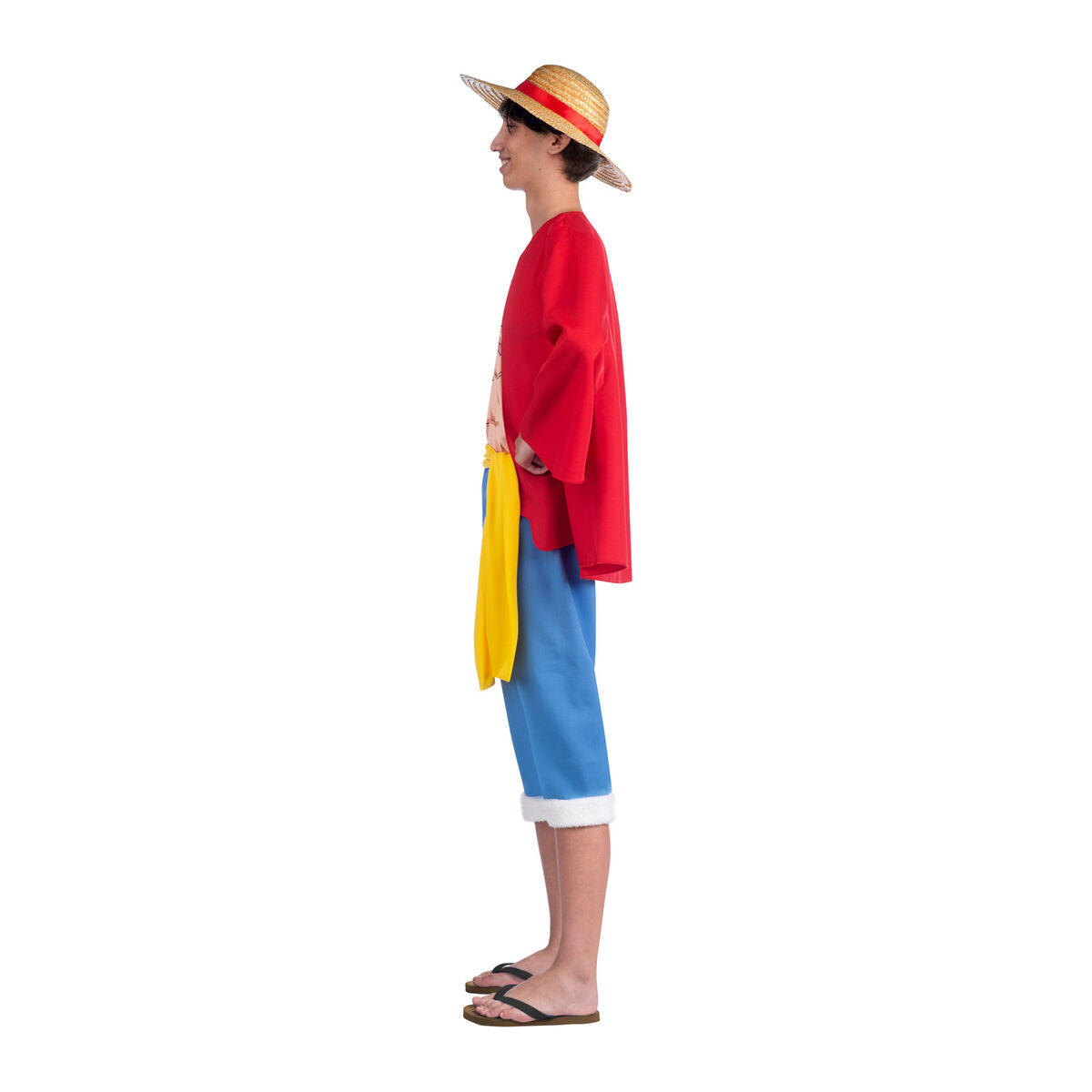 Costume per Adulti One Piece Luffy (5 Pezzi) Taglia:M - Disponibile in 3-4 giorni lavorativi One Piece