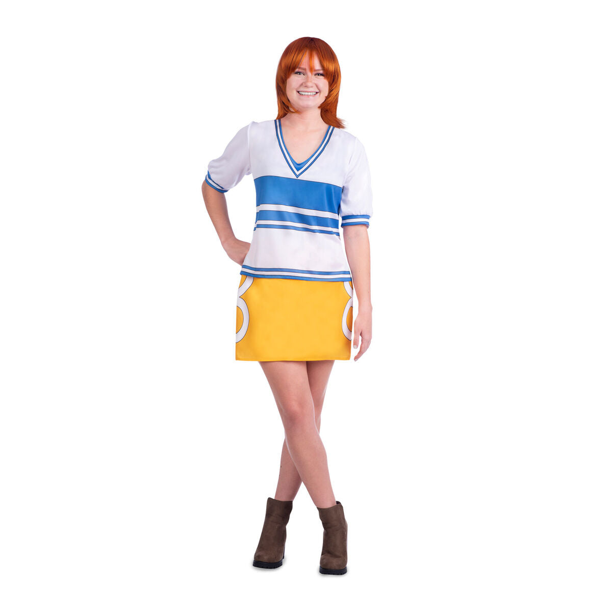 Costume per Adulti One Piece Nami (3 Pezzi) Taglia:S - Disponibile in 3-4 giorni lavorativi