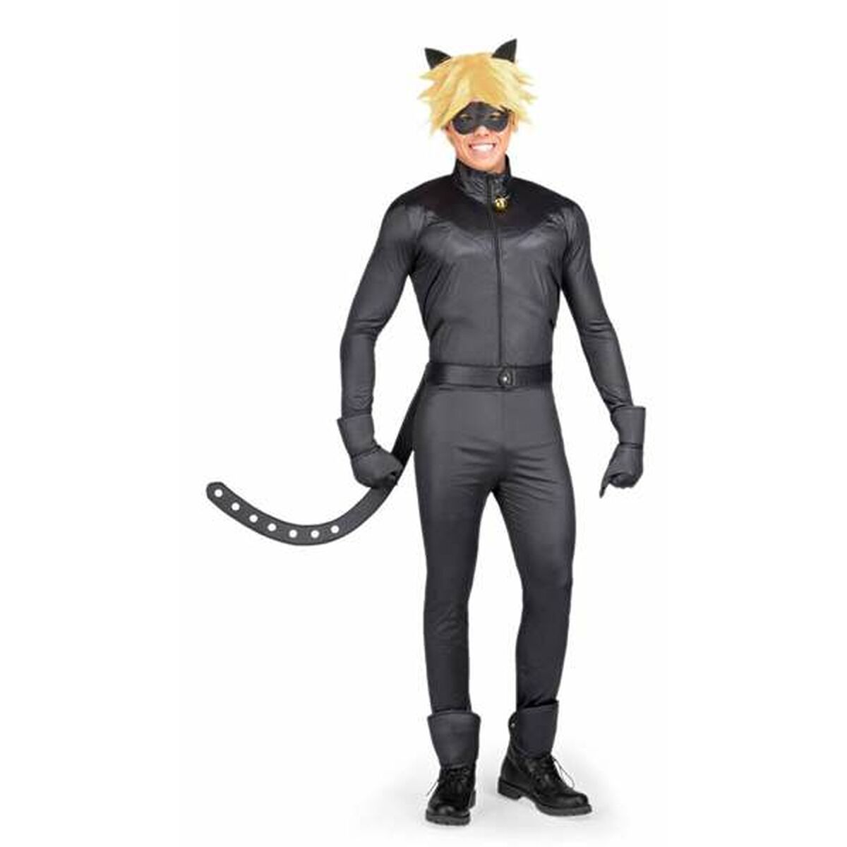 Costume per Adulti Nero Gatto Taglia:S - Disponibile in 3-4 giorni lavorativi