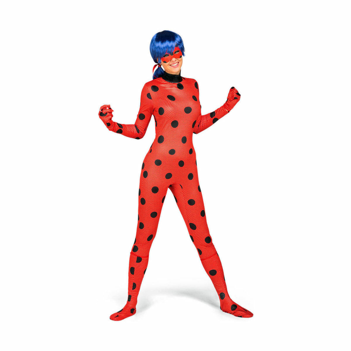 Costume per Adulti My Other Me LadyBug (7 Pezzi) Taglia:XS - Disponibile in 3-4 giorni lavorativi