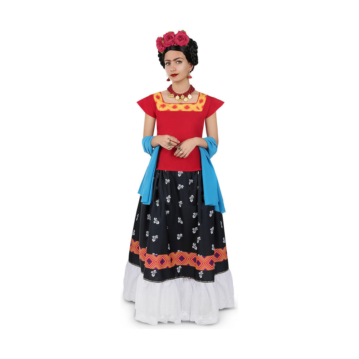 Costume per Adulti My Other Me Frida Kahlo (3 Pezzi) Taglia:XS - Disponibile in 3-4 giorni lavorativi My Other me