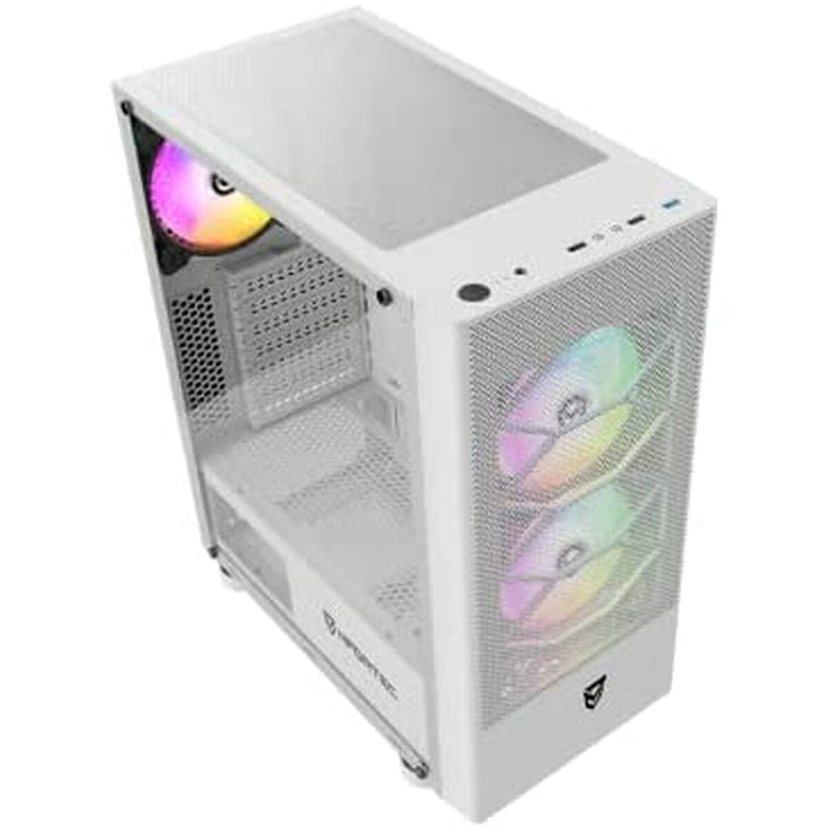 Case computer desktop ATX Nfortec Caelum RGB Bianco - Disponibile in 3-4 giorni lavorativi