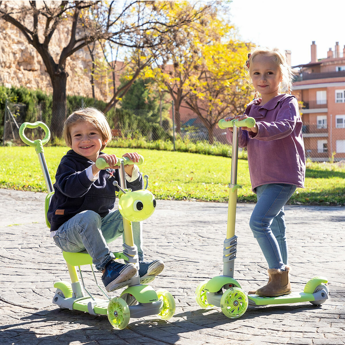 Monopattino Evolutivo 3 in 1 per Bambini Scuvol InnovaGoods - Disponibile in 3-4 giorni lavorativi